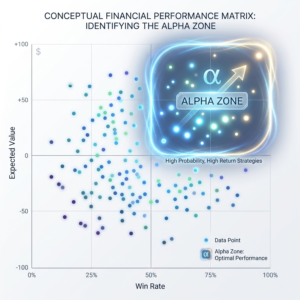 차트 기법별 알파 지점