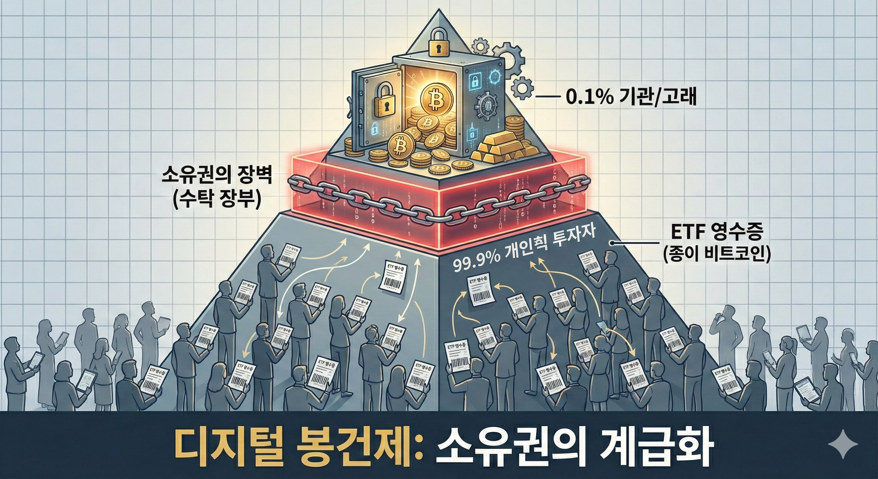 비트코인 소유권 집중도 및 디지털 계급화